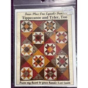quilt pattern mini quilt Tippecanoe and Tyler, Too 16in x 20in geometric stars